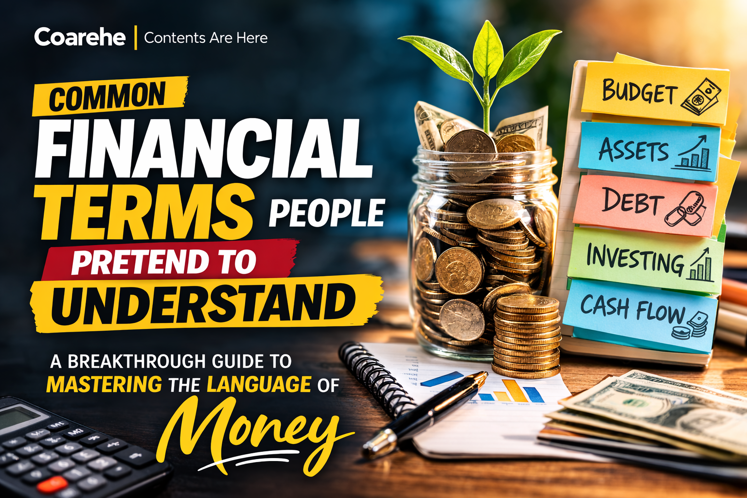 Common Financial Terms People Pretend to Understand — The Breakthrough Guide to Mastering the Language of Money. | Finance Contents Are Here | Coarehe